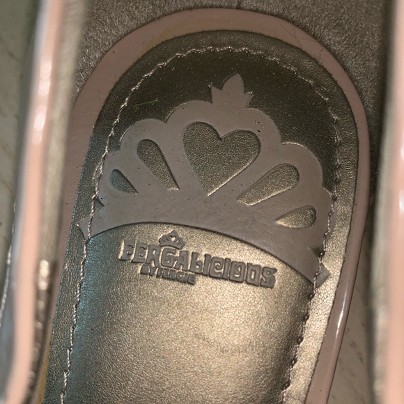 Nude Small Peep Toe Wedges - Picture 3 of 4